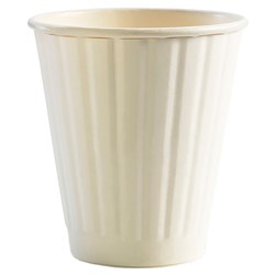 Biocup Double Wall Coffee Cup White 8oz 240ml