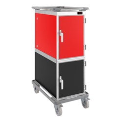 SDX Thermobox Neutral/Heated Cabinet Cart Silver 700x525x1285mm SE150R