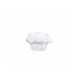 Tamper Evident Container RPET 16oz 128x148x65mm