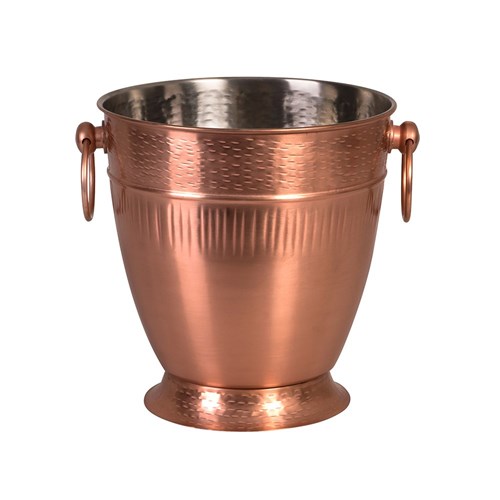 Champagne Bucket Ribbed Copper Finish (2/12)