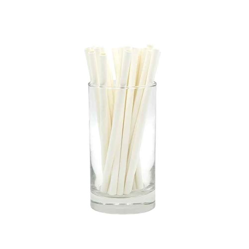 Paper Straw Cocktail White